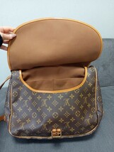 LOUIS VUITTON ルイ ヴィトン ショルダーバッグ モノグラム ソミュール 35 GM 斜め掛け ブラウン M40662 かばん 大容量 1円〜 レディース_画像7