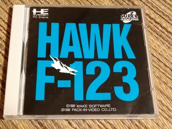 PCエンジン　HAWK F-123 動作確認済　Super CD-rom2 PCE