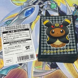 【中古】ポケモンカードゲーム デッキシールド 《イーブイポンチョシリーズ BK》 64枚