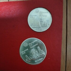 記念硬貨 1976 カナダオリンピック記念硬貨 記念銀貨 10ドル コイン 5ドルの画像5