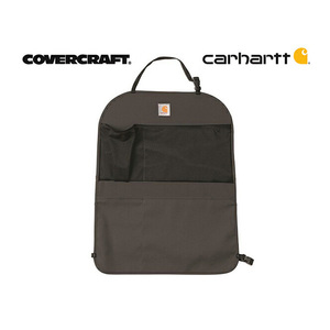 CoverCraft × Carhartt カーハート 後部座席 シートバック オーガナイザー グレー メッシュポケット 収納 小物入れ ドリンクホルダー