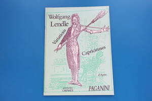 洋書本 音楽 楽譜 Wolfgang Lendle PAGANINI/ヴォルフガング・レントレ。。