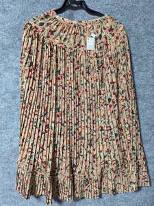  Pink House PINK HOUSE Berry print pleated skirt 24PS-16 origin price 36,000 jpy 