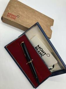 万年筆 モンブラン MONTBLANC ペン先 ゴールド ブラック 文房具 ケース付