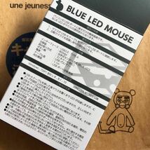 USB 光学式マウス 青色LED BLUE LED MOUSE 有線マウス #3 在宅勤務 テレワーク リモートワーク 遠隔授業 リモート授業_画像2