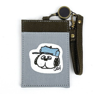  Snoopy Olaf reel attaching single pass case relax badge pass case ticket holder IC card-case SNOOPY