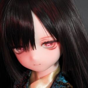 【小桜はうす】DDH-10 セミホワイト肌◆カスタムヘッド◆アイ2種&ウィッグ&衣装付き　ソフビ/レジン盛り