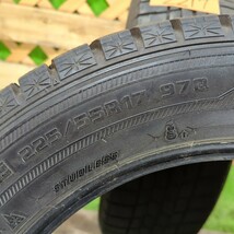 2217 グッドイヤー　225/55R17 バリ山　スタッドレス　2本　7.5分山〜　2018 激安プライス_画像5