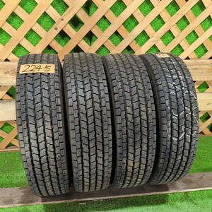 2245 ヨコハマ　165/80R14 97/95N LT バリ山　スタッドレス　４本　8分山〜8.5分山 2019 激安プライス