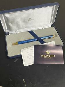 【送料無料】MIKIMOTO パール付き ボールペン ミキモト 美品