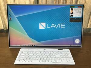 美品!NEC LAVIE HA700RAW Core i7/PCIe M.2 2280 SSDGen4×4 +16GB/27型フルHD液晶