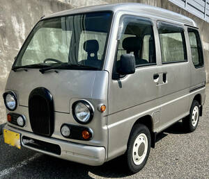 Subaru Sambar Dias Classic 4WD V-KV4 5MT Silverー / 1997 9万km 8ナンバー キッチンカー Motorhome仕様custom