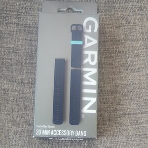 GARMIN 20mm quickrelease アクセサリーバンド キャプテンブルーシリコン スマートウォッチ バンド