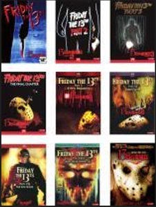 中古 DVD 映画 13日の金曜日 1、2、3、4、5、6、7、8、FRIDAY THE 13TH [レンタル落ち] 全9巻セット ※ケースなし