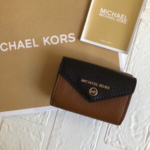 新品 MICHAEL KORS マイケルコース JET SET CHARM トライフォールドウォレット スモール