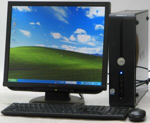 DELL Vostro 200-E6550DT ■ 19インチ 液晶セット ■ Core2Duo-E6550/DVDROM/希少OS/動作確認済/WindowsXP デスクトップ