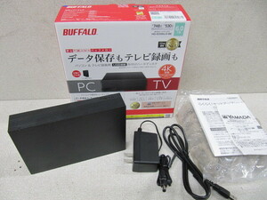 1度使用のみ!　BUFFALO 外付けハードディスク 6.0TB HD-EDS6U3-BE バッファロー