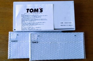 [08407-TS001]TOM*S/ TOM`S подсветка букв номерная табличка для LED свет не использовался товар передний и задний в комплекте 