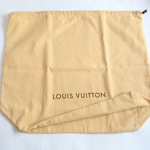 〔ルイヴィトン〕61×51×17cm バッグ保存袋 巾着袋 布袋 LOUIS VUITTON 正規品 マチあり （0075)