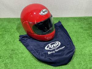 （Ｍ630）Ａｒａｉ　アライ　ヘルメット　当時物　族ヘル　55　56㎝