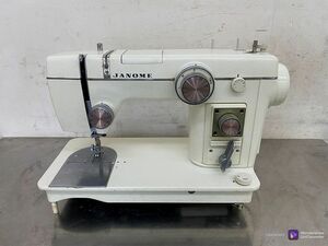 C013 JANOME MODEL 802 ジャノメ ミシン 昭和レトロ アンティーク ジャンク中古