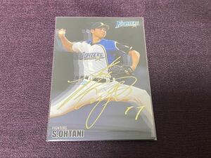 【極美品】カルビー 2016 プロ野球チップス 大谷翔平 金箔サインカード スターカード SHOHEI OHTANI ロサンゼルスドジャース BBM