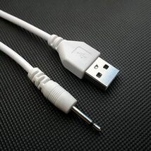 ハンドマッサージャー充電ケーブル USB to DC ケーブル DC充電ケーブル Deear DC充電コード2.5mm 充電用 電動歯ブラシ/洗顔ブラシ等_画像4