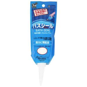 シャープ化学 SHARPIE バスシールパウチ 白 200g DIY用シリコーン系充填材 すきま補修 浴室 洗面台