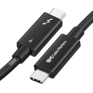 【Intel Thunderbolt 認証取得】Cable Matters Thunderbolt 4 ケーブル 2m Active サンダーボルト 4ケーブル 40Gbps 100W充電 8Kビデオ