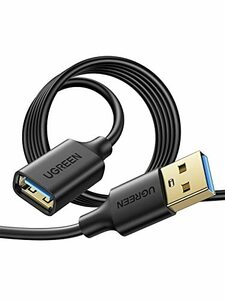 UGREEN USB 延長 5M USBケーブル USB3.0 タイプAオス-Aメス 高速データ転送 金メッキコネクタ USB 延長コード