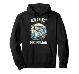 World's Best Fisherman / 釣り竿 フィッシャーマン 釣り竿 パーカー