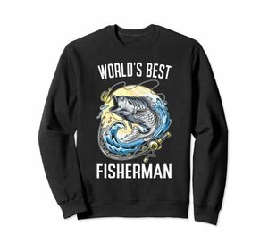 World's Best Fisherman / 釣り竿 フィッシャーマン 釣り竿 トレーナー