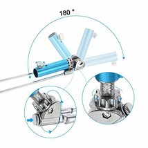 PATIKIL 銀行釣り竿ホルダー 2個 釣り竿ホルダー 地上支持スタンド 折りたたみブラケット 360度 調節可能 ビーチ用_画像5