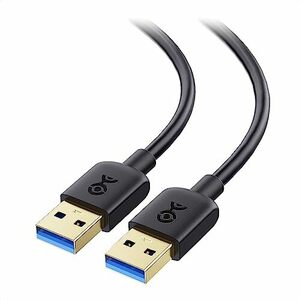 Cable Matters USB 3.0 ケーブル USB Type A オス オス ブラック 5Gbps 3m