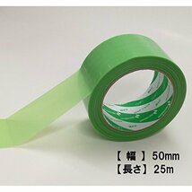 ニチバン 養生テープ フィルムクロス テープ 2巻 幅50mm×25m巻 18450-2P 緑_画像3