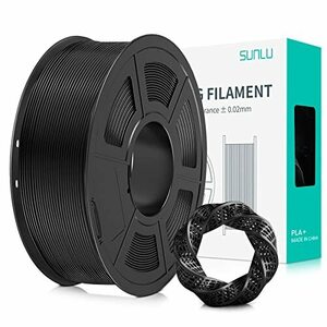 PLA Plus 3D フィラメント 1.75mm、 SUNLU 3Dプリンター & 3Dペン用 PLA+ フィラメント、 高尺寸精度、高密度、許容誤差精度 +/-