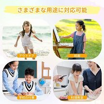 [aceyoon] 子供用 エプロン 160cm キッズ用エプロン 3点セット 家庭科用 三角巾 巾着バッグ 小学生 女の子 男の子 無地 シンプル 着脱簡単_画像6