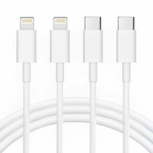 USB-C Lightning ケーブル 純正 100cm 2本 USBタイプC iphone 充電ケーブル ライトニングケーブル PD対応 急速充電 iPhone 14/14 Pro