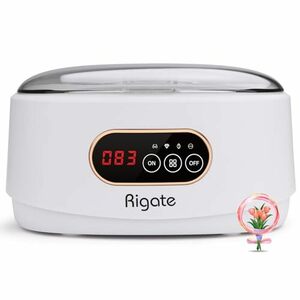 RIGATE 超音波洗浄機 660 ml 大容量 46000Hz 小型家用 搭載5段階タイマ ータッチパネル 超音波 メガネクリーナー 強振子 強力洗浄 着脱式