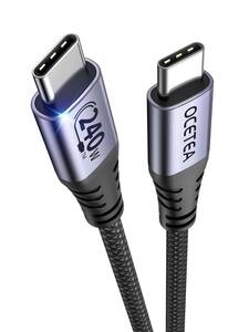 Ocetea 240W USB C ケーブル 超急速充電 タイプc ケーブル Type-C ケーブル PD3.1対応 iPhone 15、MacBook、Matebook、iPad、Galaxy