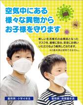 [Coolth Style] 子供用 100枚 3D立体マスク 不織布 4層構造 個包装 使い捨てマスク 99%カット 【日本国内カケンテスト認証】 高機能_画像3