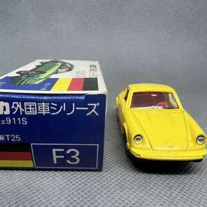 トミカ 青箱F3 ポルシェ911S 日本製の画像3