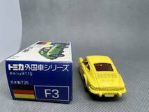 トミカ　青箱F3 ポルシェ911S 日本製_画像4