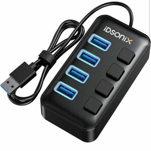 USB 3.0 ハブ 4ポート USBハブ Type-C 5V/2A 電源ポート1個付き 5Gbps 転送速度 