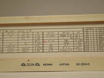 B-436-① 時代物 ヘンミ 計算尺 SUN HEMMI Bamboo Slide Rule 化学式計算尺 スライド定規 文具 技術用 コレクション レトロ_画像4