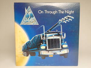 B-593 （L2） LPレコード デフ・レパード DEF LEPPARD オン・スルー・ザ・ ナイト ON THROUGH THE NIGHT