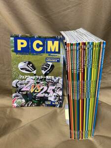 PCM Professional Craft-man Magazine プロクラフトマンになるための強化書　ユニバーサルゴルフ社　21冊セット