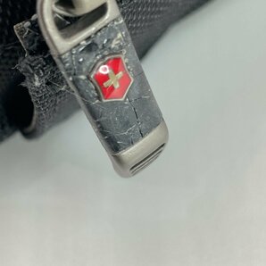 ビクトリノックス VICTORINOX ガーメントバッグ ナイロンキャンパス生地 ２WAY ブラック ビジネス出張 スーツハンガー付き【道楽札幌】の画像9