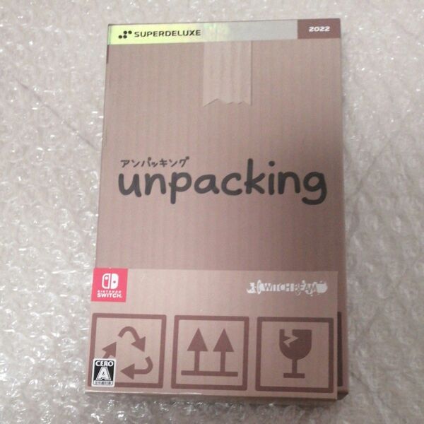 【Switch】 Unpacking　アンパッキング　初回限定版