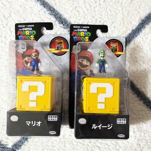 新品未開封♪ スーパーマリオブラザーズムービー ミニフィギュア 2個セット！ マリオ・ルイージ　MARIO LUIGI